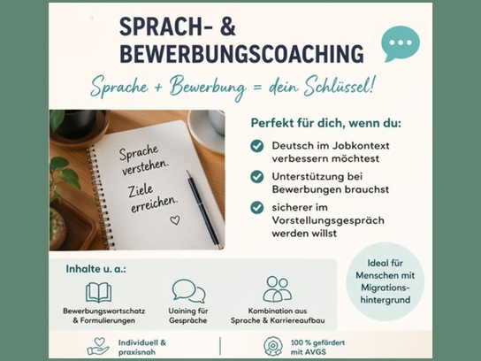 Sprach und bewerbungscoaching online
